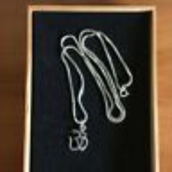OM JEAN CLAUDE Silver-Tone Unisex Om Buddhist Charm Pendant  With Box Chain  NEW - Picture 4 of 4